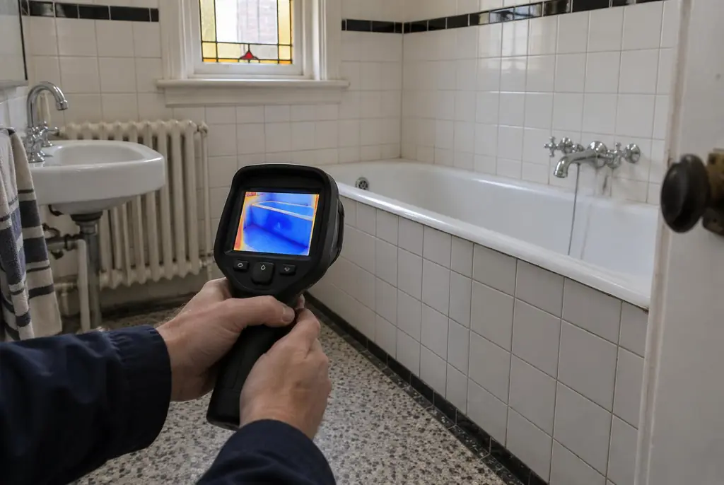 Lekdetectie Lisse – onderzoek in een badkamer van een oudere woning