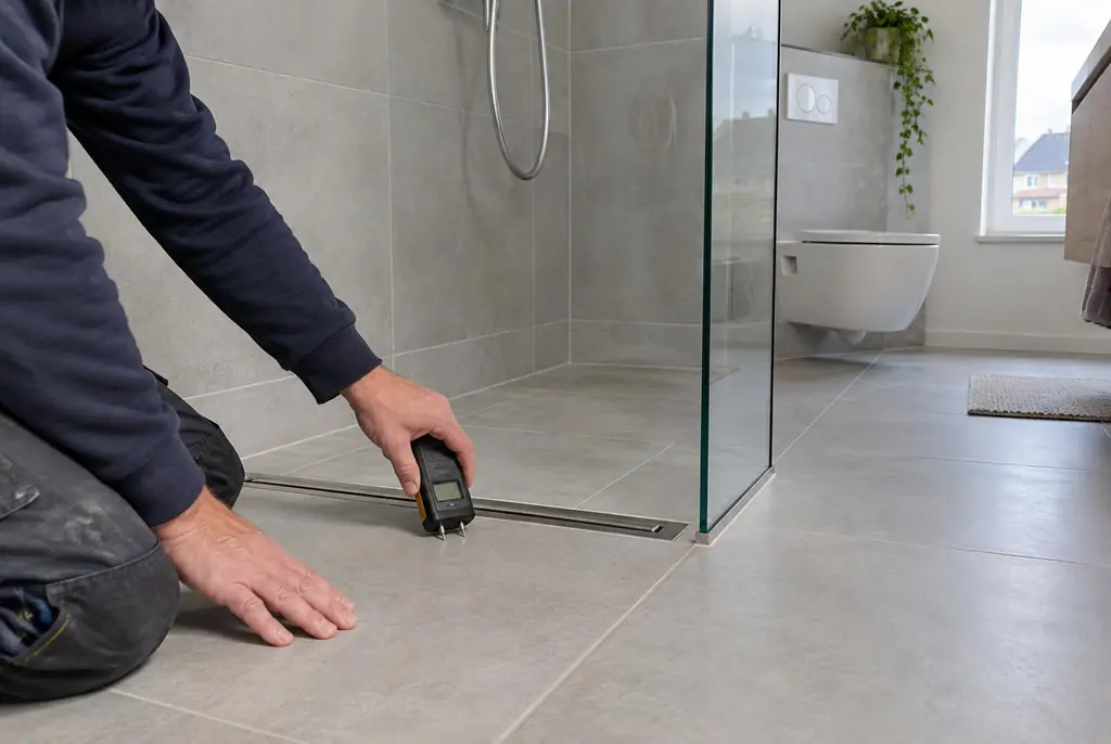 Lekdetectie Lisse – badkamer in een nieuwbouwwoning