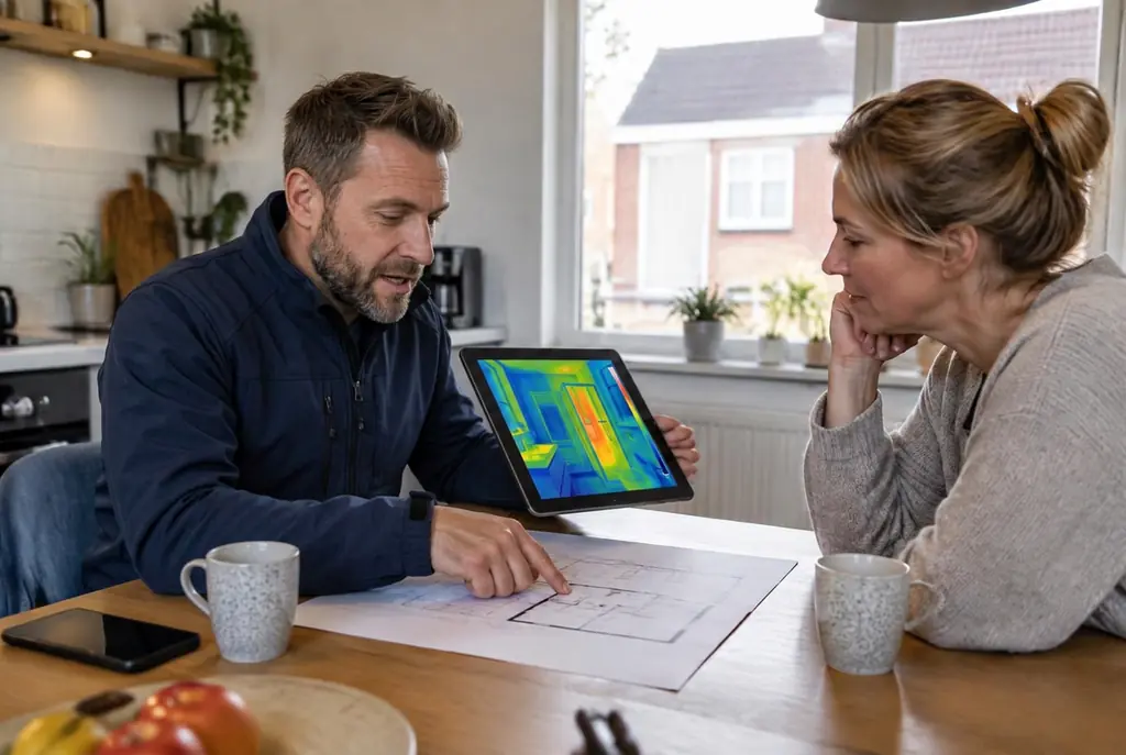 Lekdetectie Lisse – bevindingen bespreken aan de keukentafel